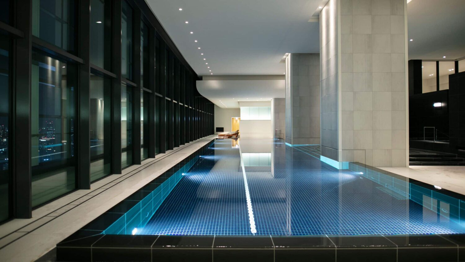 AO Spa and Club swimming pool at Andaz Tokyo