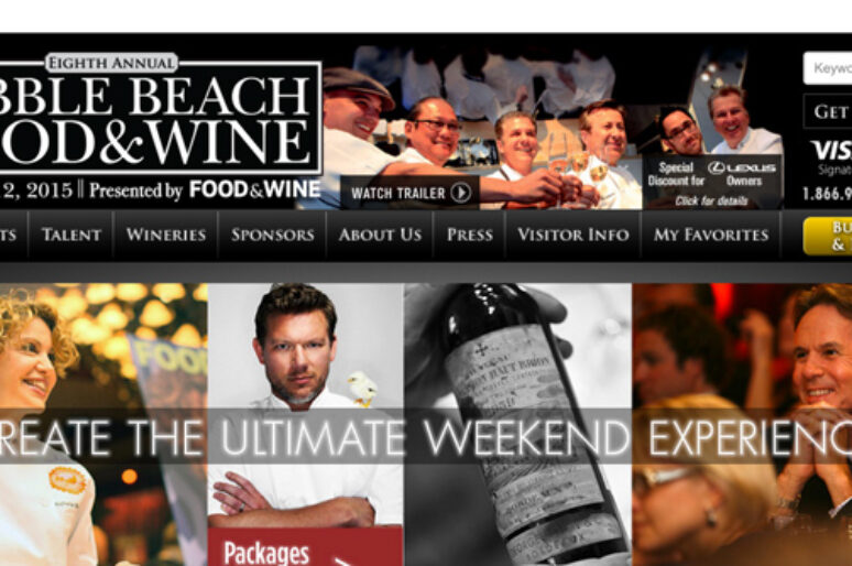 The Upcoming Fabulous Pebble Beach Food & Wine 2015