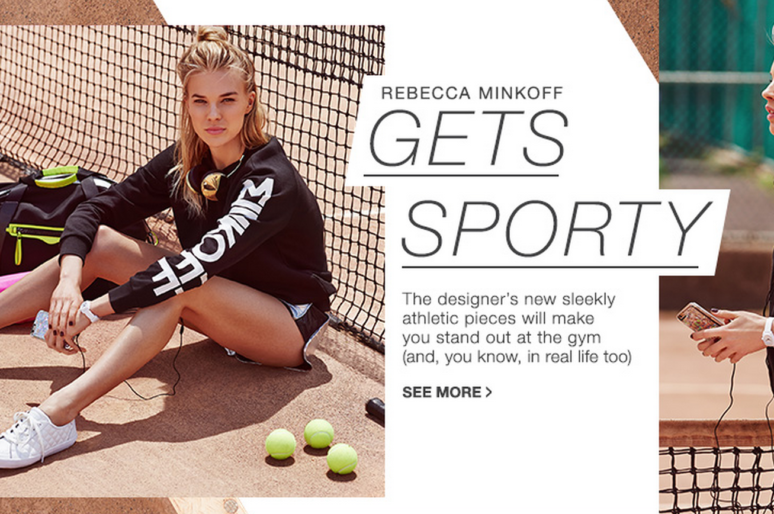 Shop Rebecca Minkoff’s NEW Sporty Activewear Line