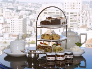 Holiday Tea at San Francisco's Top Of The Mark Intercontinental Hotel