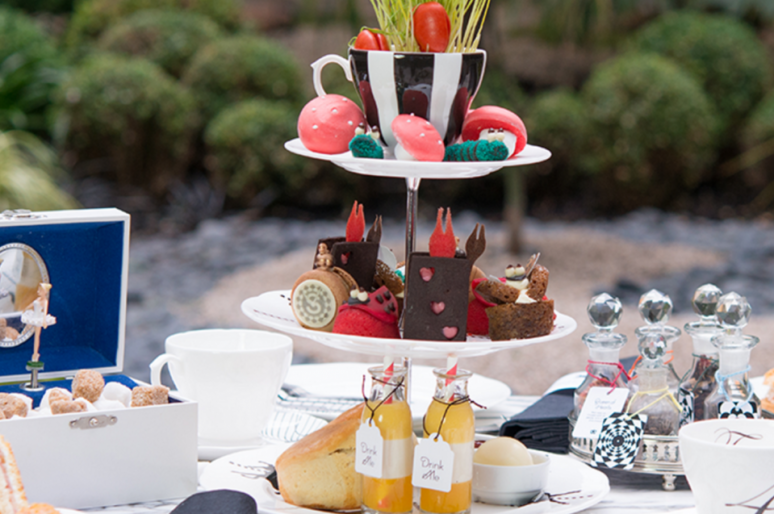 The Over The Top Mad Hatters Tea Party at The Sanderson Hotel London