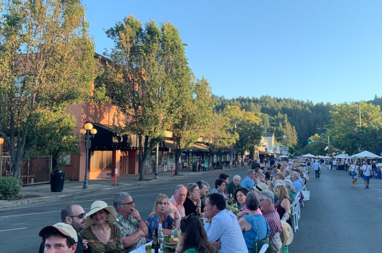 Another Amazing Calistoga Harvest Table Dinner