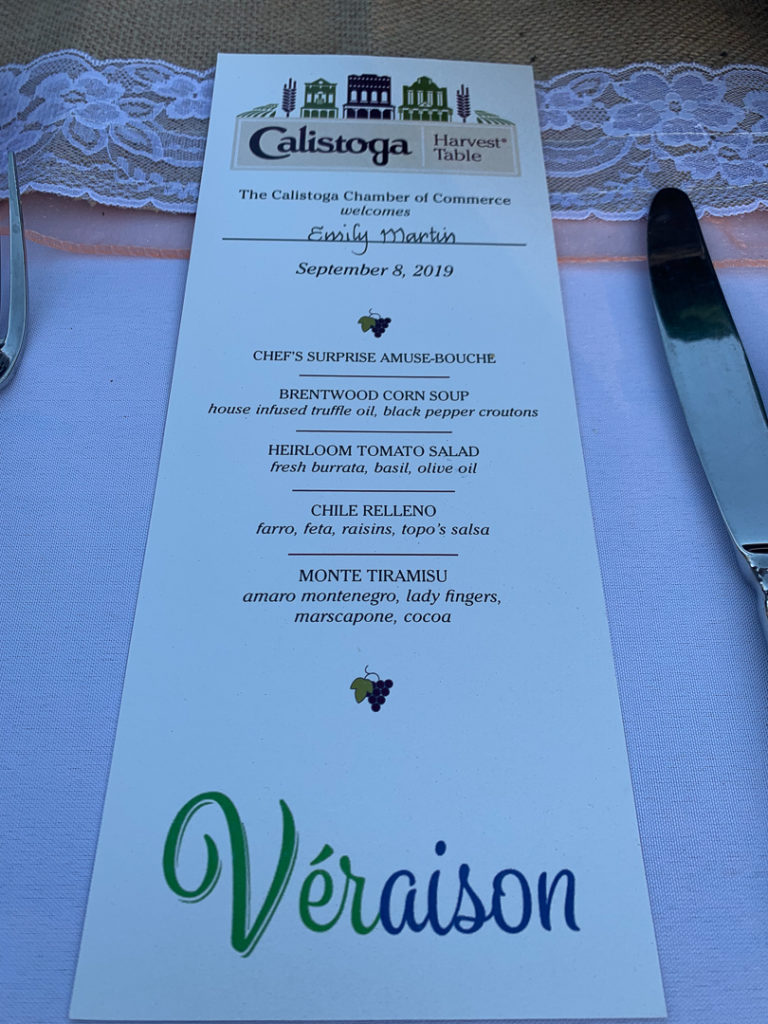 Calistoga Harvest Table by Visit Calistoga