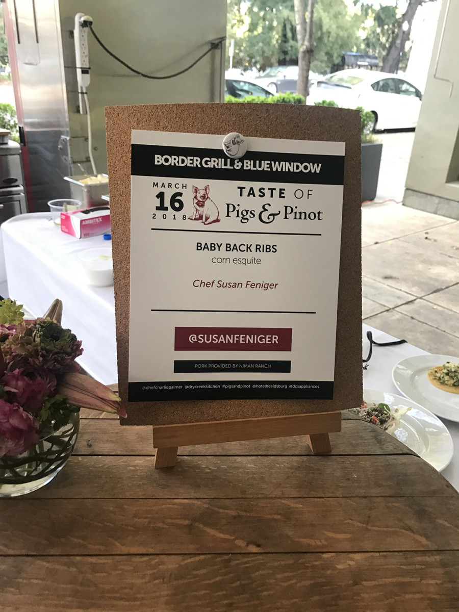 Chef Charlie Palmer's Pigs & Pinot Event