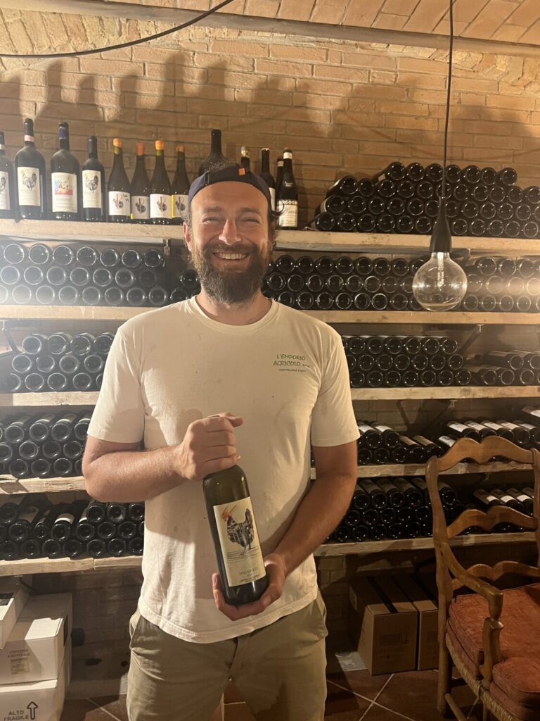 Marco Minnuci, up and coming winemaker, Cascina San Michele Winery