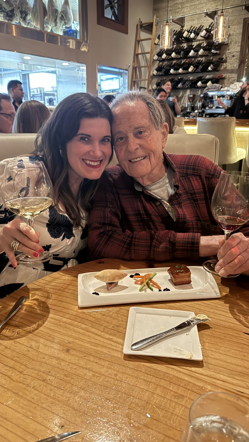 Emily with Bob Valette at Valette | The JetSetting Fashionista
