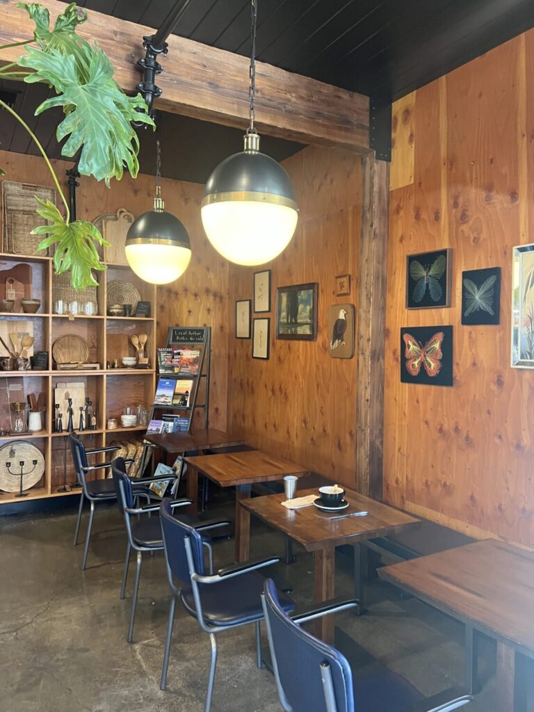 Interior of Plank Coffee Healdsburg