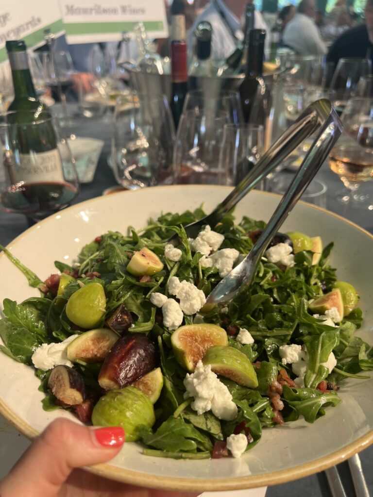 Delicious green salad by Park Avenue Catering